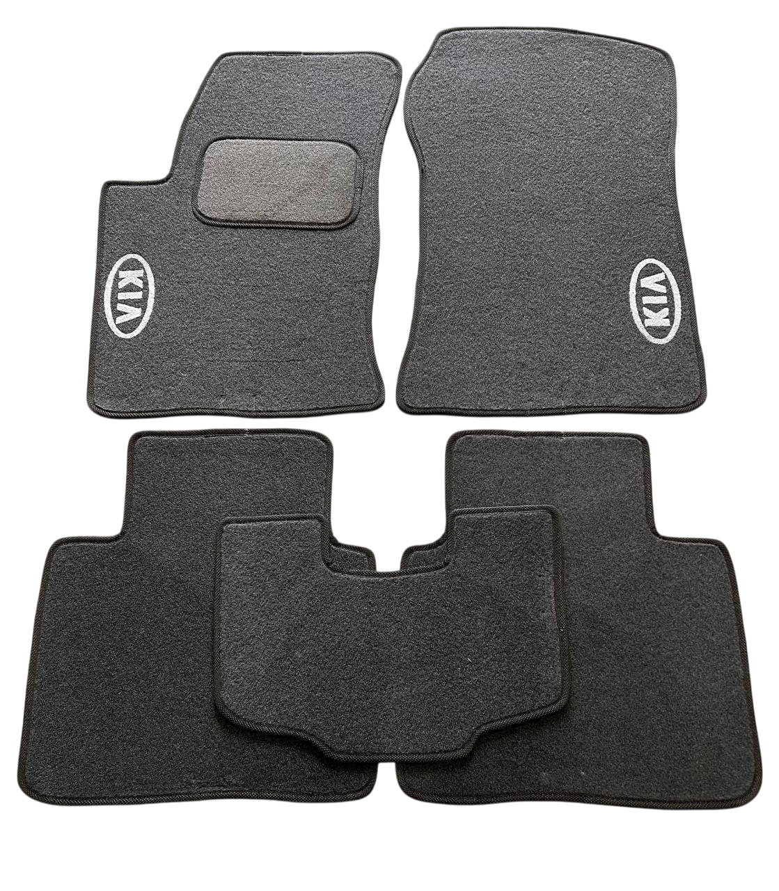 Килимки в салон ворсові для KIA Cerato K4 2018-2024 5 шт. Чорний (27327118)