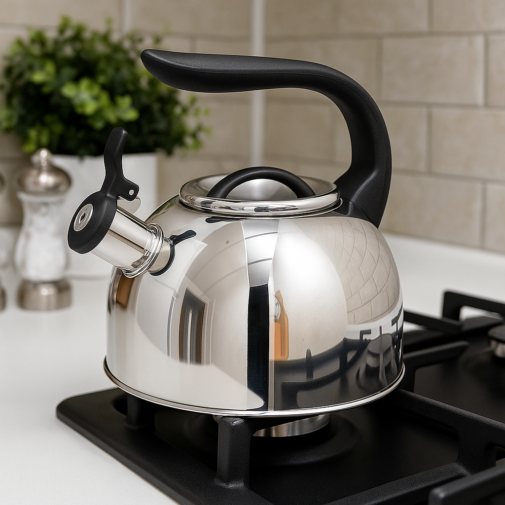 Чайник для плиты PureSteel с свистком одинарное дно нержавеющая сталь 2,5 л (03-MH-5176) - фото 5 Чайник для плиты PureSteel с свистком одинарное дно нержавеющая сталь 2,5 л (03-MH-5176) - фото 5