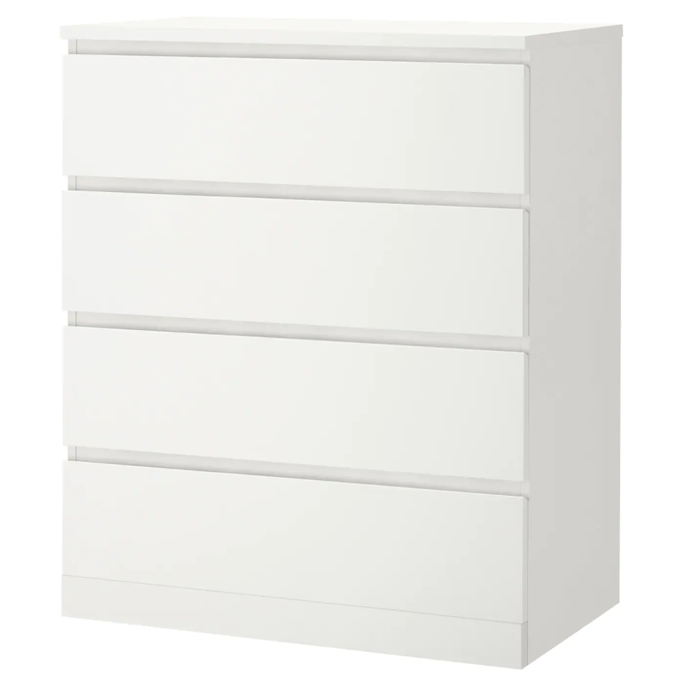 Комод IKEA MALM з 4 ящиками 80х100 см Білий (30403571)