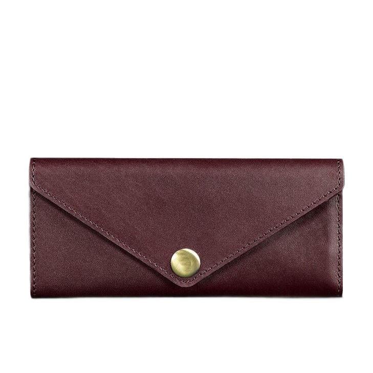 Кошелек женский кожаный Керри 1.0 краст Бордовый (A-026273)
