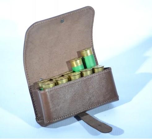 Подсумок двухрядный на 10 патронов Коричневый - фото 3 Подсумок двухрядный на 10 патронов Коричневый - фото 3