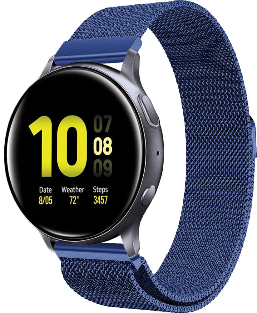 Ремешок Миланская Петля Milano для Galaxy Watch Active 2 40/44 мм Blue (33350-28)