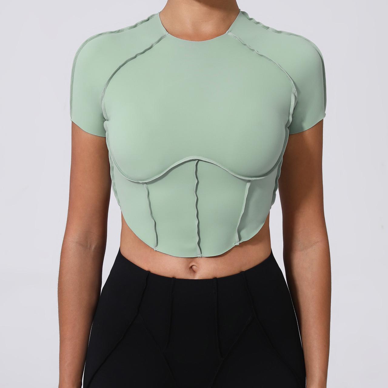 Топ-футболка U-образная M Хаки (RPX07M)