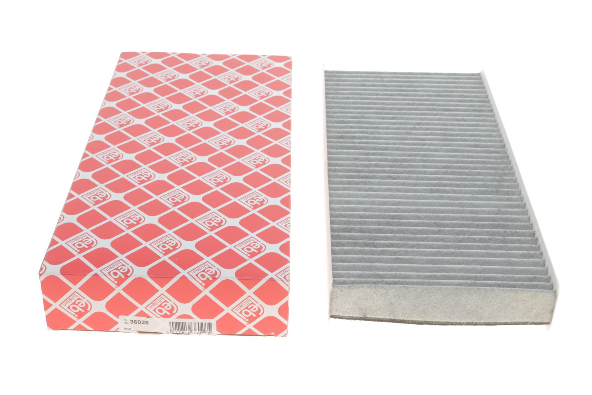 Фильтр салона FEBI BILSTEIN для Fiat Scudo/Citroen Jumpy/Peugeot Expert 1,6-2,0 HDi 07- угольный 36028)