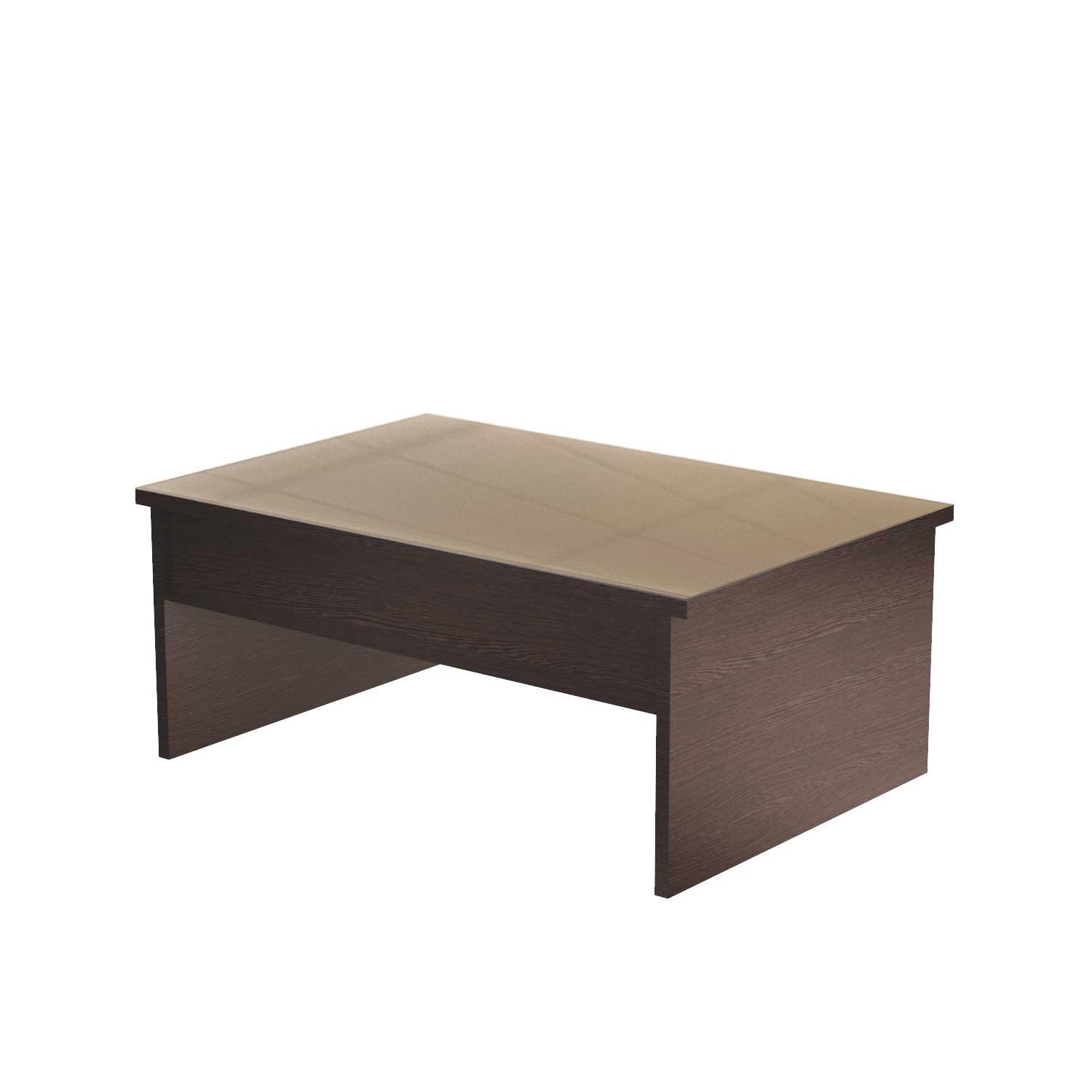 Стол-трансформер Art In Head Desk Glass 910x404x410 мм Венге/Бежевый (522011409)