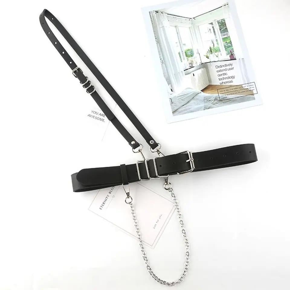 Портупея с пряжкой Черный - фото 6