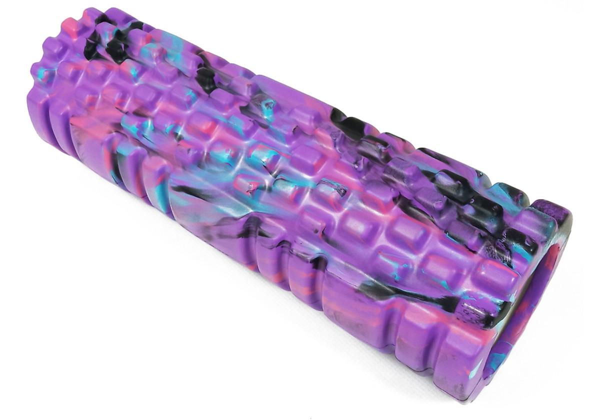 Массажный роллер EasyFit Grid Roller Multi 30 см Фиолетовый (EF-20161-V) - фото 2