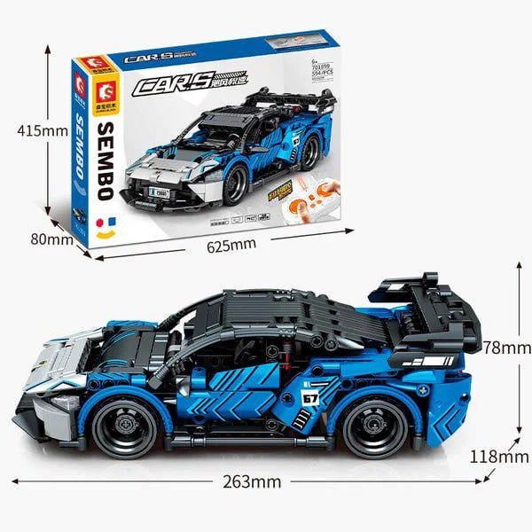 Конструктор Bella Sembo машина на радіокеруванні 594 деталі (701899) - фото 2 Конструктор Bella Sembo машина на радіокеруванні 594 деталі (701899) - фото 2