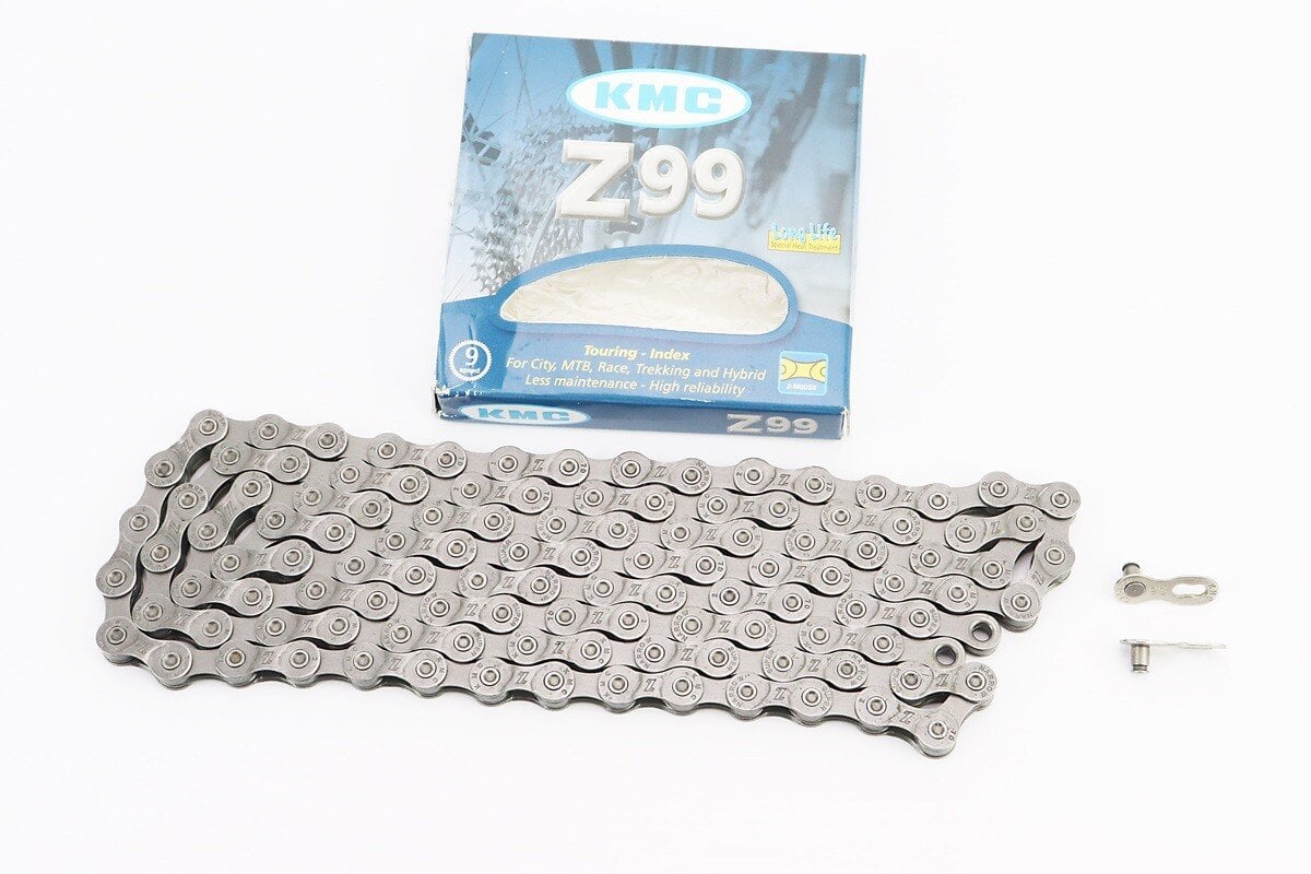 Ланцюг приводний KMC для велосипеда 1/2x11/128x116L 9 швидкостей Сірий (10005854)