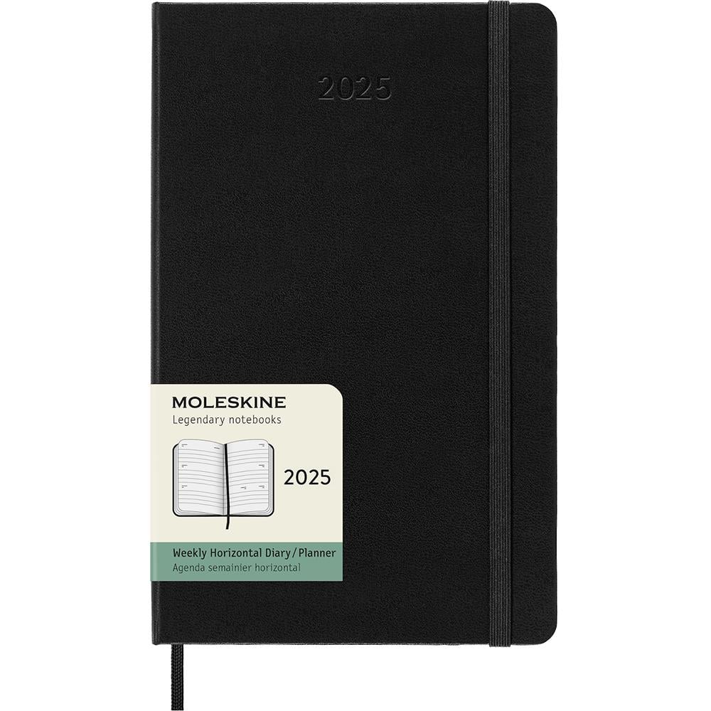 Щотижневик Moleskine 2025 горизонтальний середній (DHB12WH3Y25)