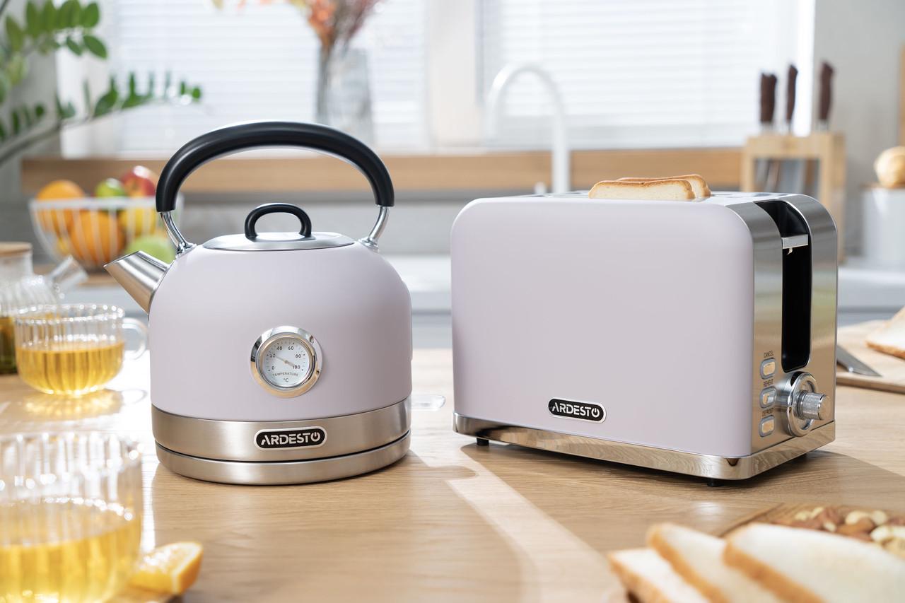Комплект Ardesto электрический чайник+тостер