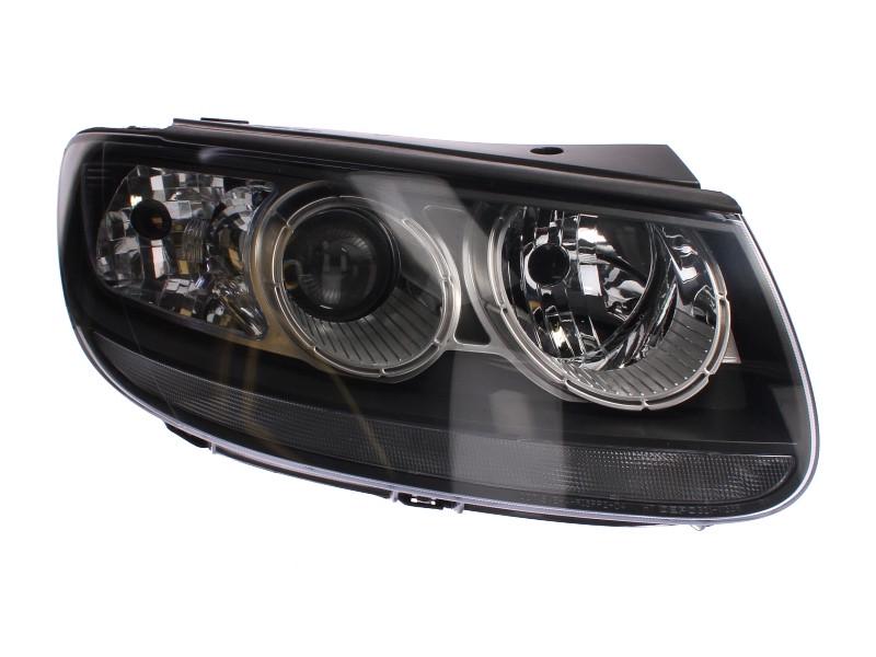 Фара передняя правая Hyundai Santa Fe II 2010-2012 H7/H7 черная рамка (221-1144R-LEMN2)