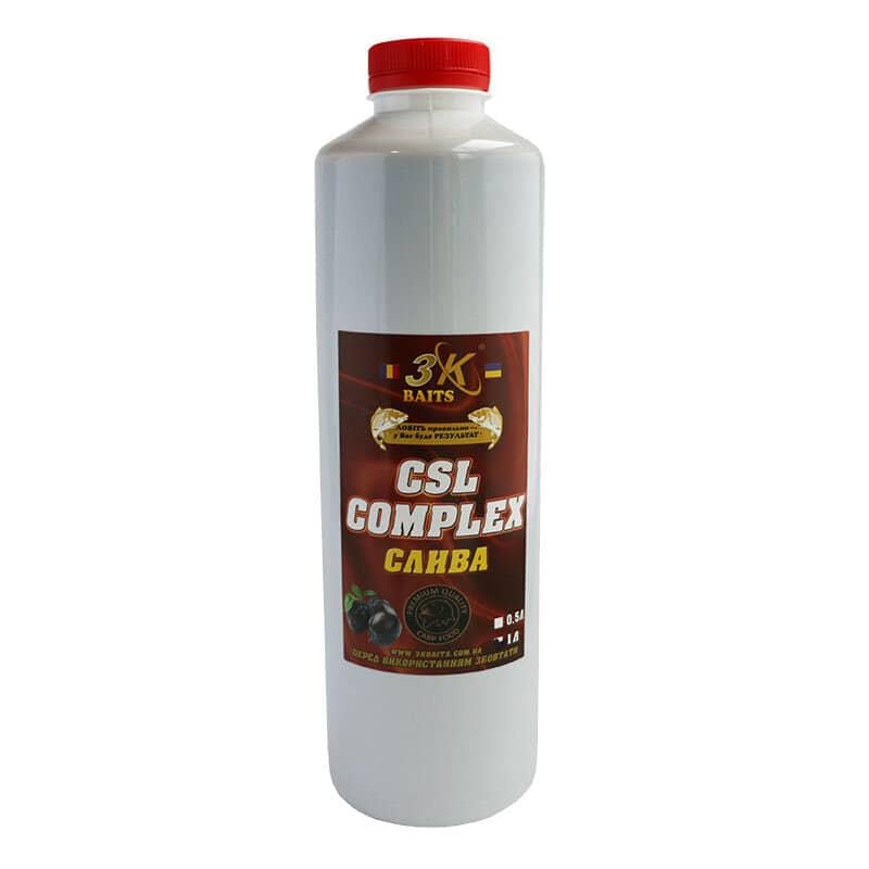 Прикорм CSL Complex 3KBaits Слива 1000 мл (3KB1100)