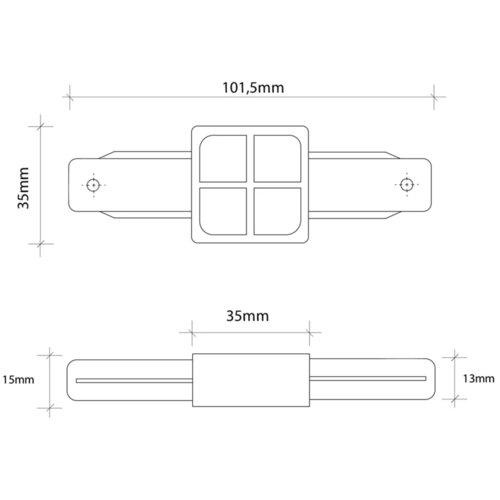 Соединитель прямой PR-102-connector BK (8190) - фото 4