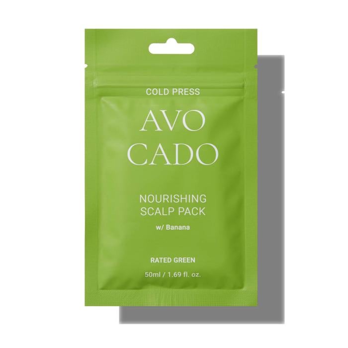 Маска для волосся з авокадо Cold Press Avocado Nourishing Scalp Pack Rated Green 50 мл (03078)