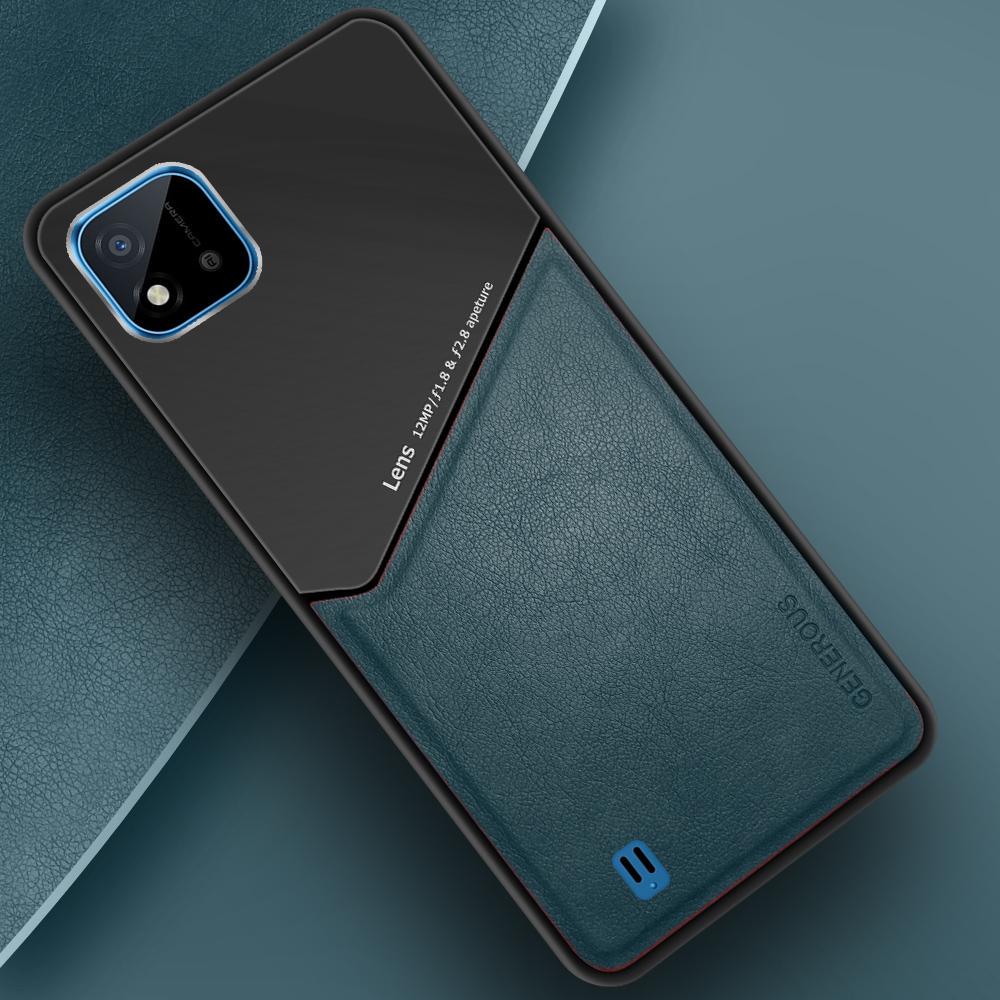 Комбинированный чехол Generous на Realme C11 (2021) Green (24157-08)