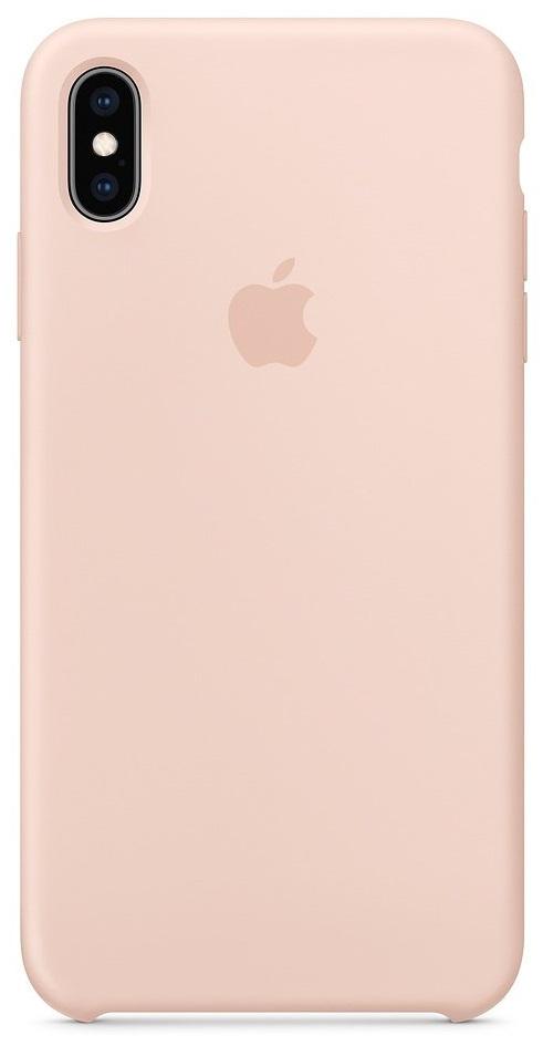 Чехол силиконовый противоударный Silicone Case MTFD2ZM/A для Apple Iphone XS Max (6.5") Pink - фото 5