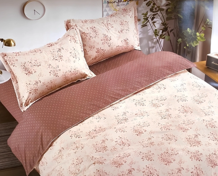 Комплект постельного белья Laura-Grand 21 цветочный принт сатин евро (2917390675)