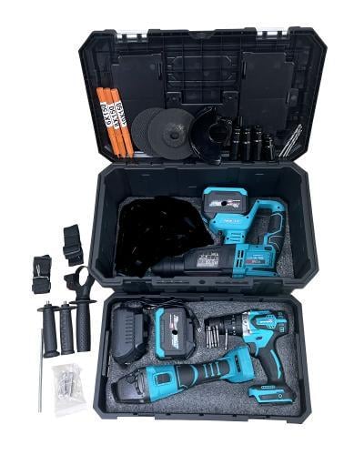 Набір акумуляторних інструментів Grand № 3 МШУ-20BL/PRO+ДА-20/13UBL+ПА-20/26BL (26995736) - фото 7 Набір акумуляторних інструментів Grand № 3 МШУ-20BL/PRO+ДА-20/13UBL+ПА-20/26BL (26995736) - фото 7