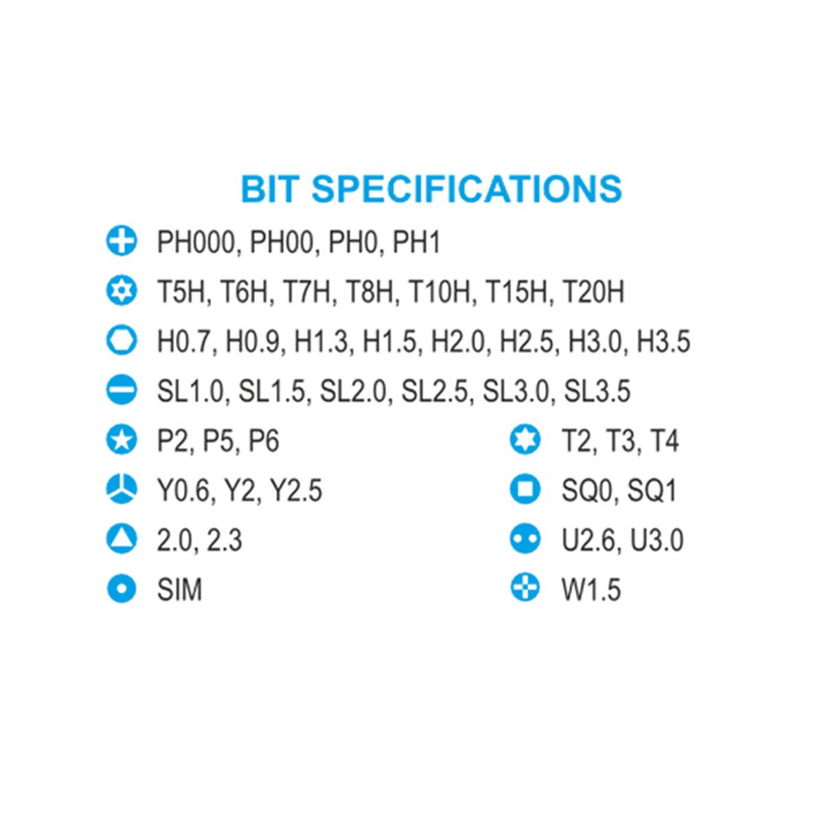 Отвертка Brevia с комплектом насадок для точных работ алюминиевая 46в1 10х127 мм - фото 2