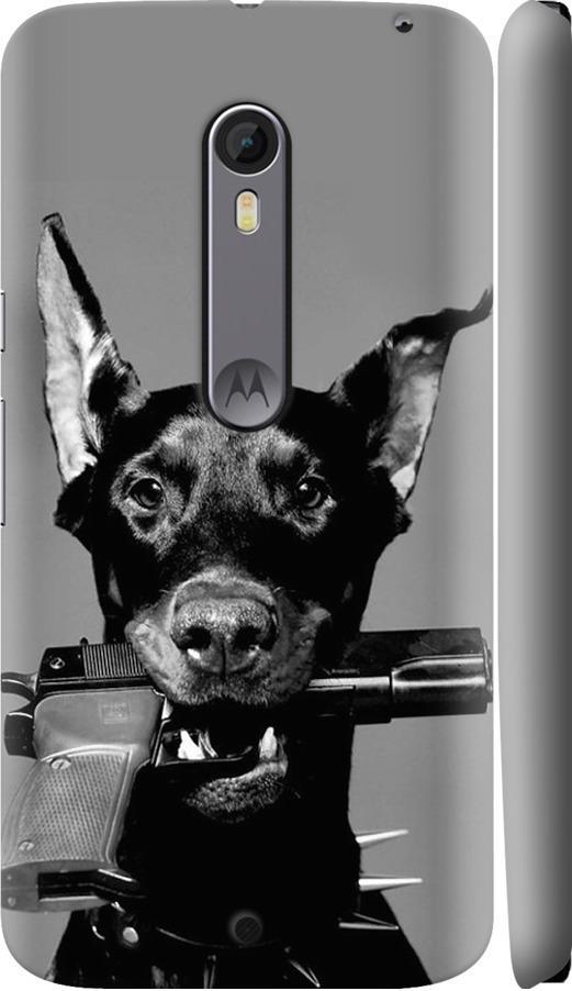 Чехол на Motorola Moto X Style Доберман (2745m-455-42517)