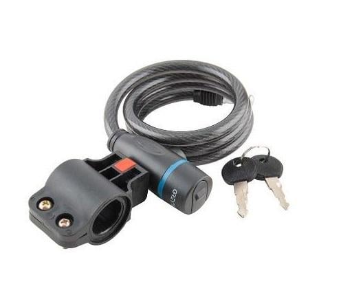 Велосипедный замок Grey's спиральный (GR51010)