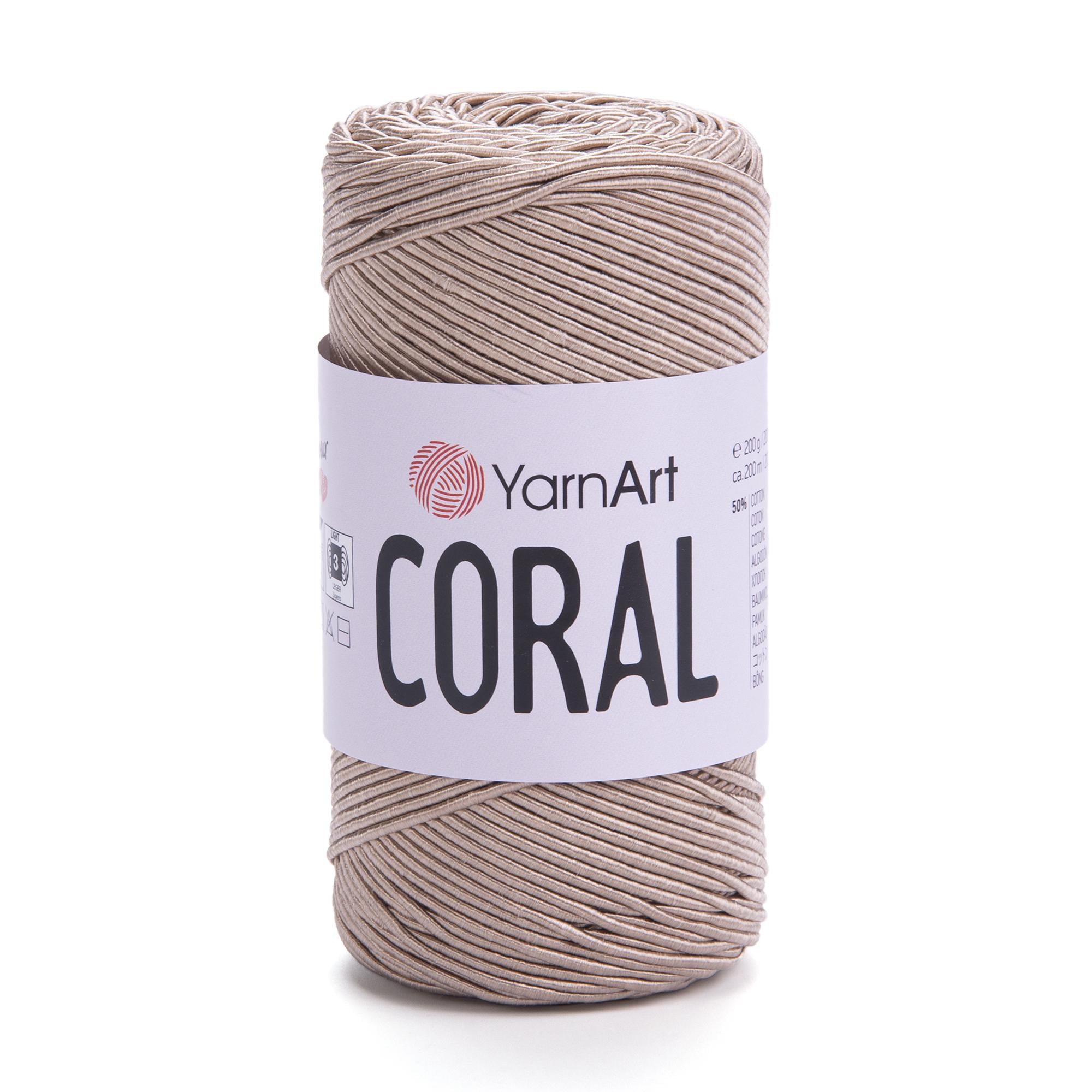 Пряжа YarnArt Coral 1914 Бежевый (6628)