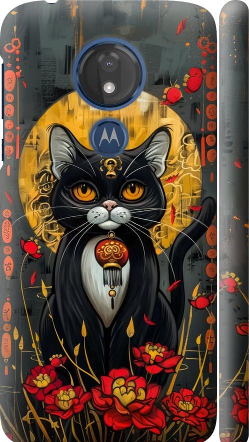 Чехол на Motorola Moto G7 Power China Cat (6134m-1657-42517)