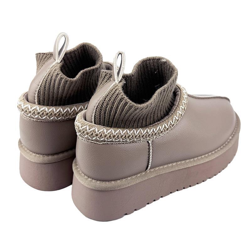 Угги женские кожаные на платформе 10515-36 p. 41 25,5 см Бежевый - фото 4 Угги женские кожаные на платформе 10515-36 p. 41 25,5 см Бежевый - фото 4