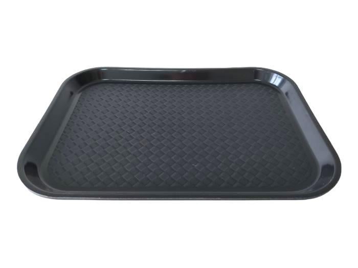 Поднос пластиковый прямоугольный для столовой 35,3х25,4/31,5х21,5х2 см (17332)