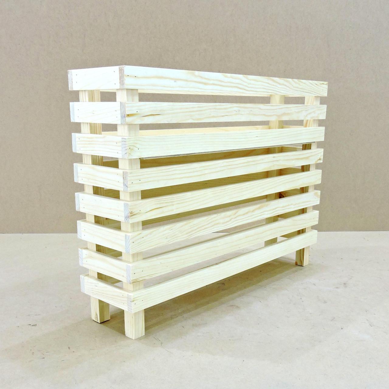 Кашпо на стійці з дерева Лахольм 75х22х55 см Бланже (КШС-7522551201)