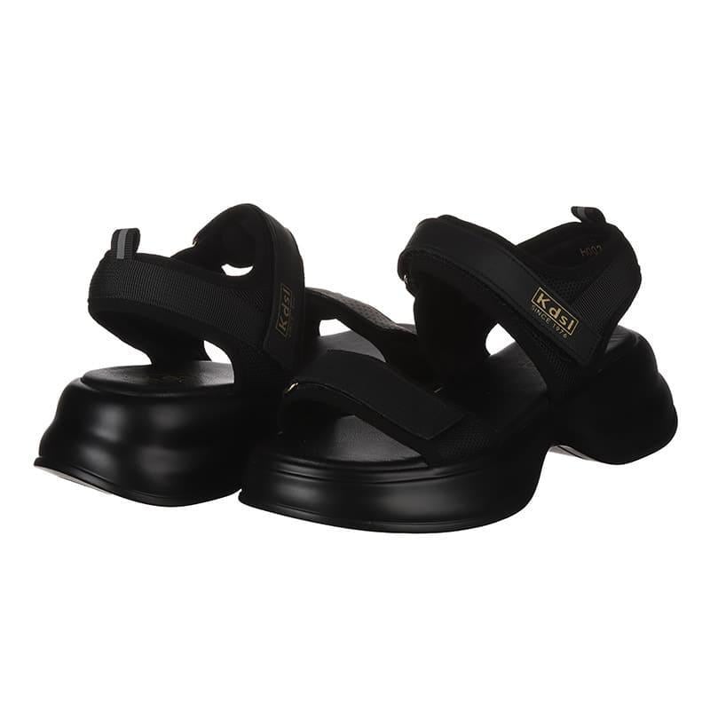 Босоножки женские KadisAilun H002-7 текстильные р. 39 Черный (30060)