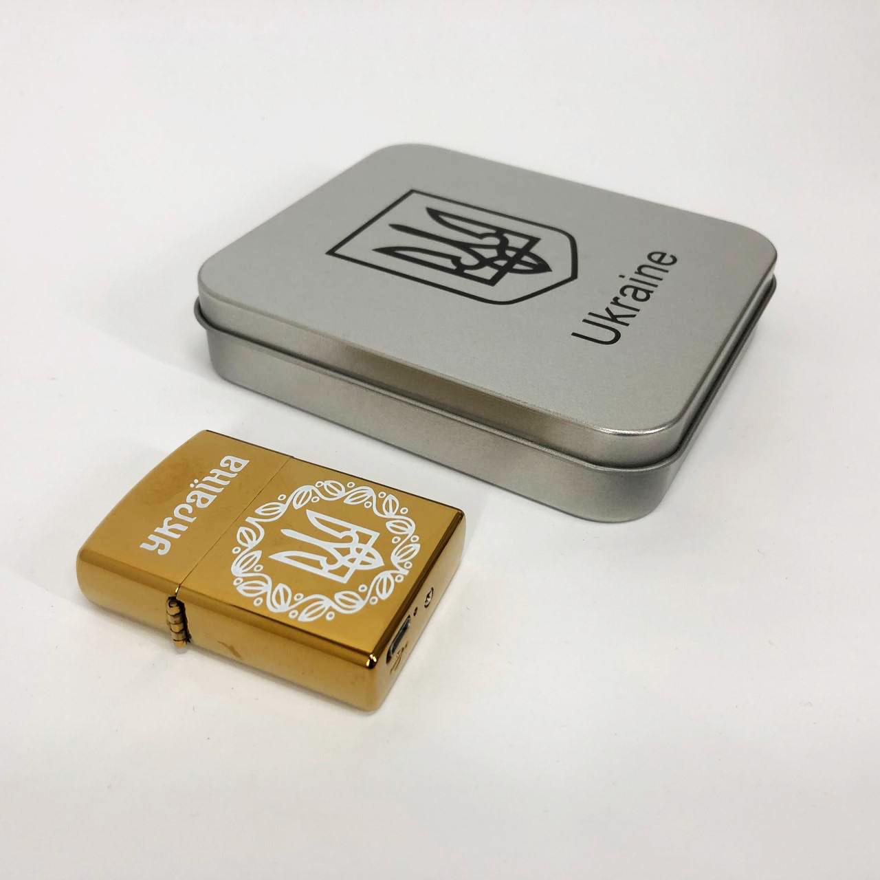 Зажигалка дуговая электроимпульсная USB Золотой (HL-447) - фото 6 Зажигалка дуговая электроимпульсная USB Золотой (HL-447) - фото 6