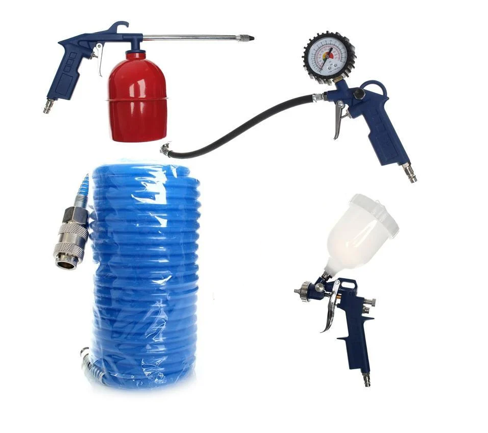 Набор пневмоинструментов для компрессора Kraft&Dele KD410 5 эл.