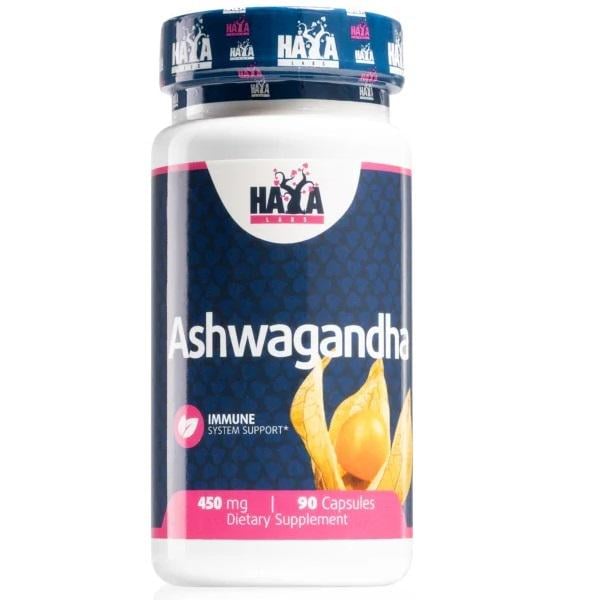 Ашфаганда для спорту Haya Labs Ashwagandha 450 mg 90 Caps (000020306)