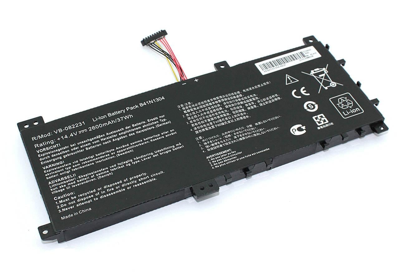 Аккумулятор для ноутбука Asus B41N1304 Asus VivoBook V451 14,4 V 2600 mAh OEM Black