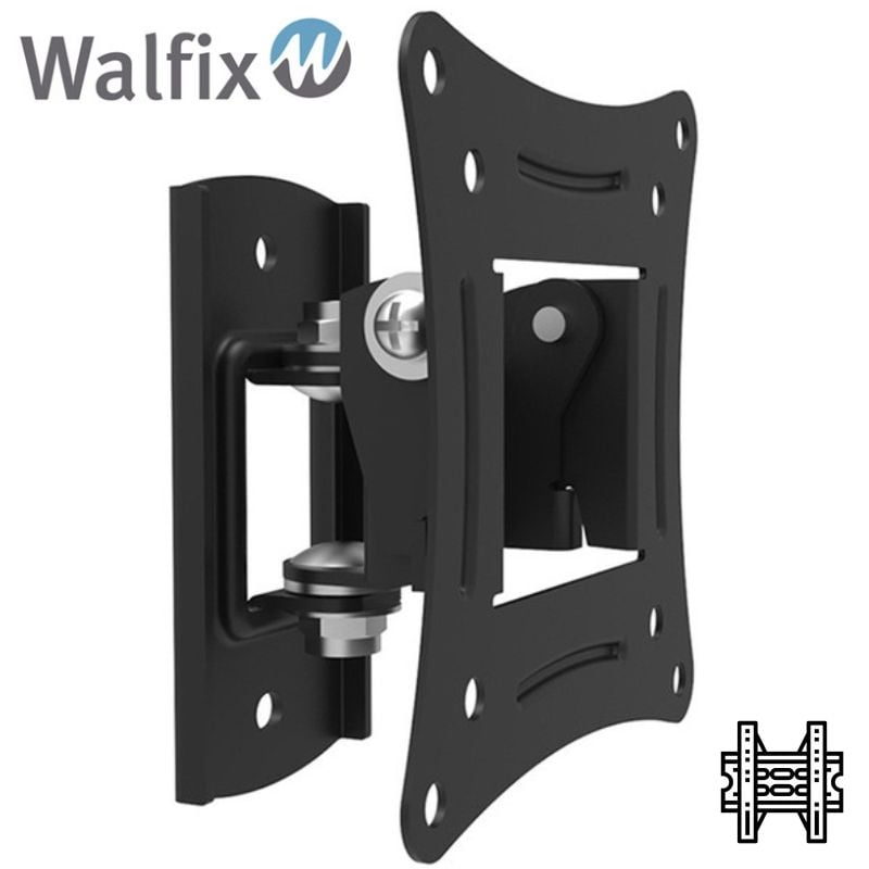 Кріплення для телевізора Walfix R-243B настінний 14-29" (tf2355) - фото 4 Кріплення для телевізора Walfix R-243B настінний 14-29" (tf2355) - фото 4