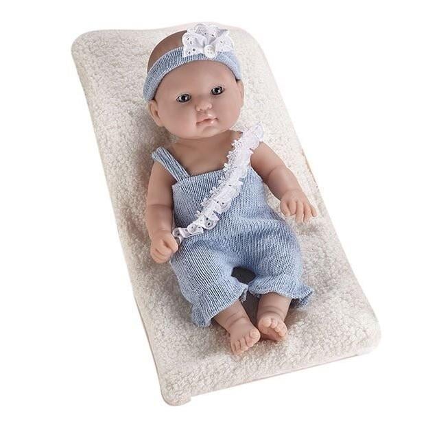 Пупс Pure baby гумова ковдра 28 см Multicolor (147738)