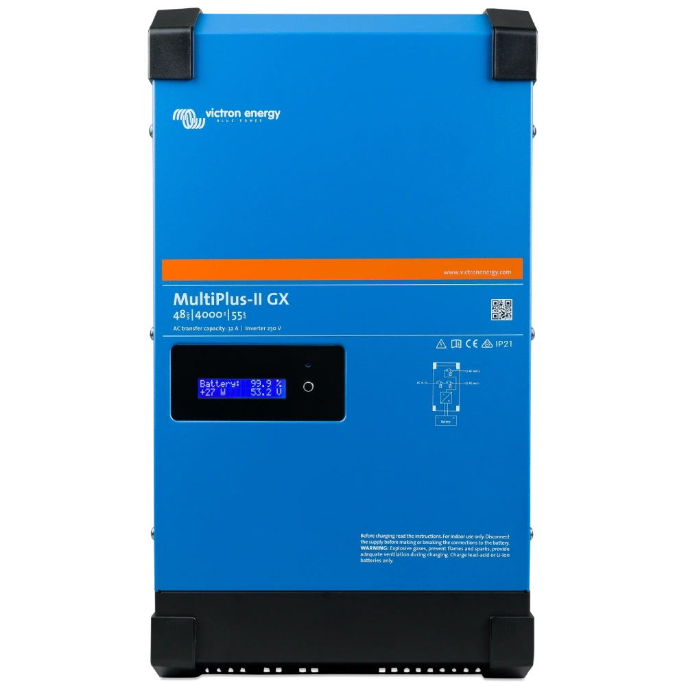 Інвертор VictronEnergy MultiPlus-II 48/4k5/55-32 GX 230V однофазний чиста синусоїда (34793317)