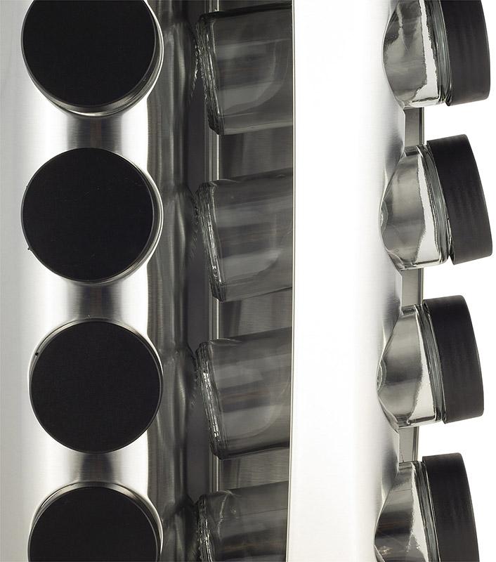 Набор спецовников Ofenbach Spice World 16 емкостей для специй на подставке сталь (NB-101005) - фото 2