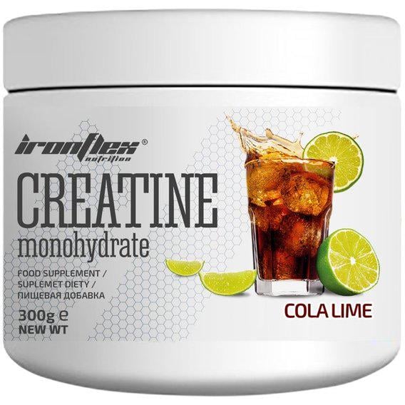 Креатин моногідрат IronFlex Creatine Monohydrate Cola Lime 300 g 120 servings (000006064)