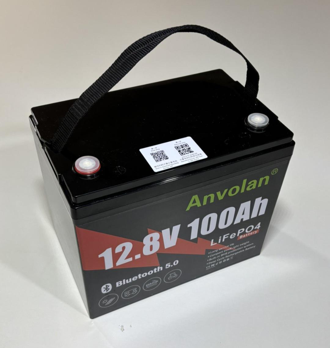 Аккумулятор литий-железо-фосфатный Bluetooth LiFePO4 12,8V 100Ah 1280Wh