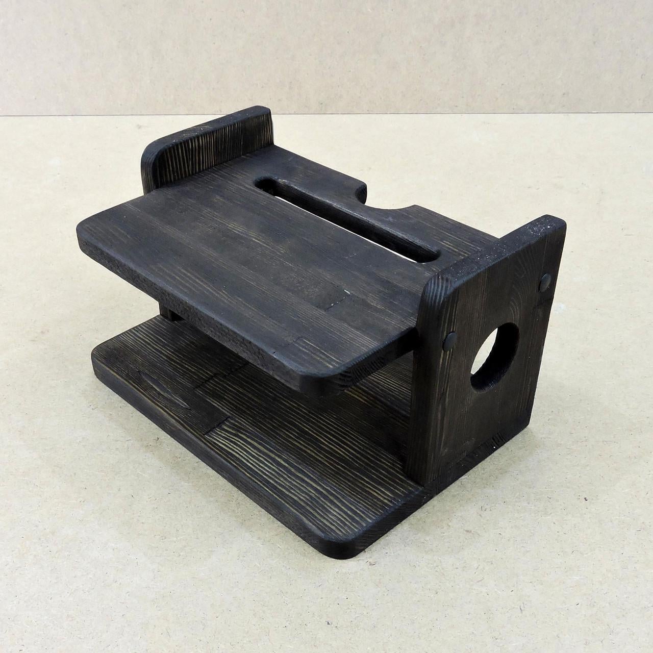 Полиця для роутера з дерева Таллінн Мокко (ПВР-000110)