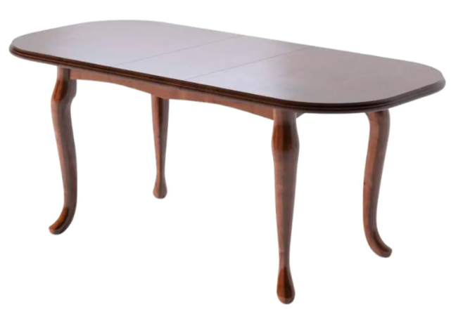 Стіл обідній розкладний Віксель Консул 100х200х76 мм Горіх темний (011)