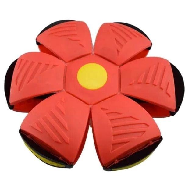 М'ячик-трансформер літаючий Flat Ball Disc НЛО Фрісбі з LED підсвічуванням для дітей (25206156)