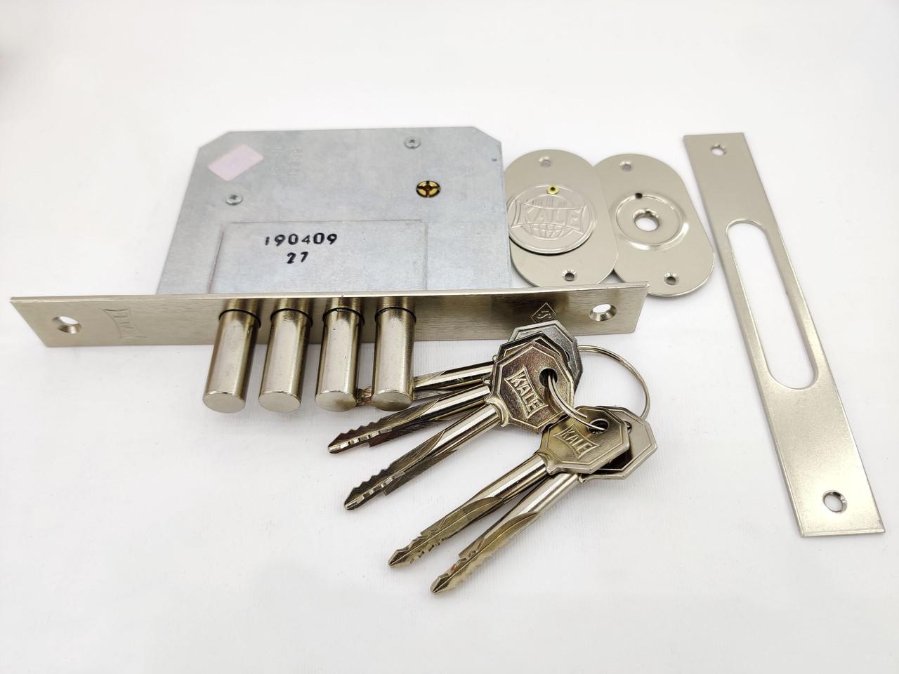 Замок врезной дополнительный Kale 189 4MF Никель (560100002) - фото 5 Замок врезной дополнительный Kale 189 4MF Никель (560100002) - фото 5