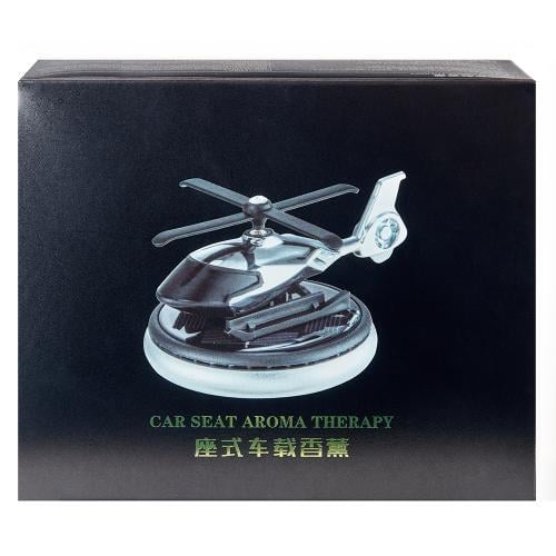 Ароматизатор многоразовый Вертолет на солнечной батарее Серебряный (00000065619) - фото 3