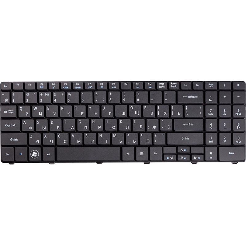 Клавиатура для ноутбука ACER Aspire 5516 eMachines E525 без фрейма Черный