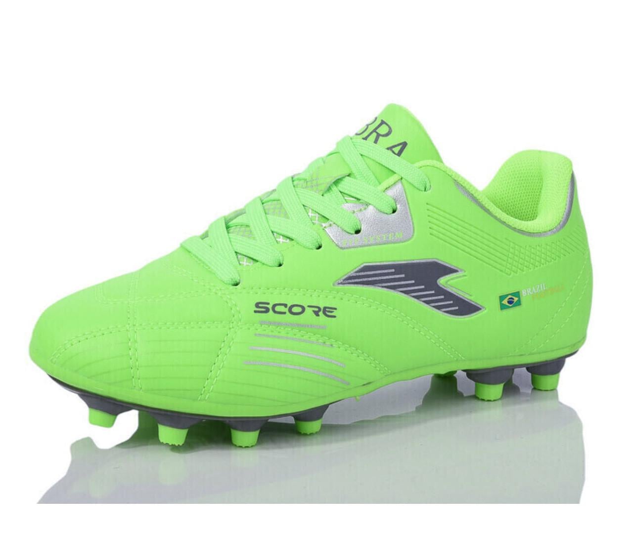 Бутсы для мальчиков Demax D2311-4/35 р. 35 Зеленый