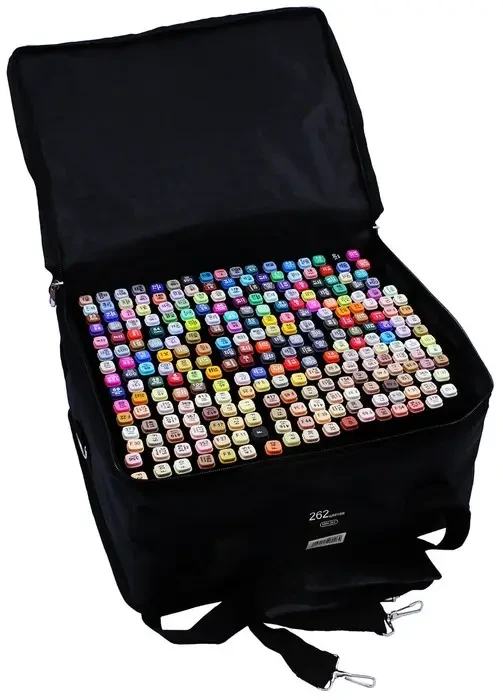 Набір професійних маркерів для малювання 262 шт. (TOUC262)